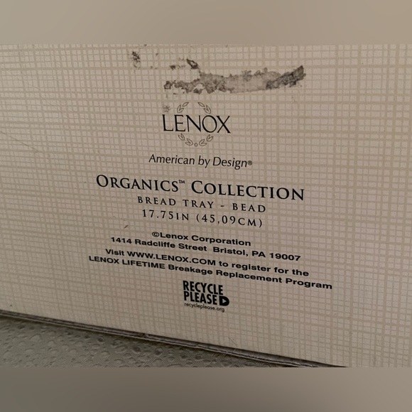 “Lenox” Bread Tray- Organics Collection - Picture 6 of 12